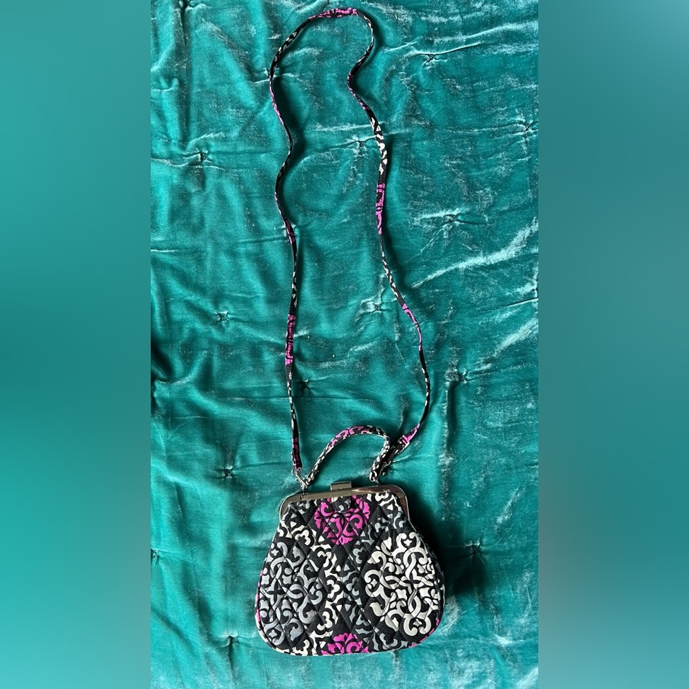Canterberry Magenta Vera Bradley Mini Frame Crossbody